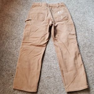 Carhartt double front dungarees 32×30